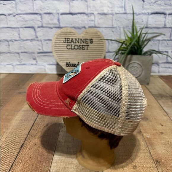 Patch Hat Cap Snapback Judith March Sunday funday Distressed - Picture 2 of 5